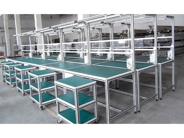 40系列是常用型材，同樣適合鋁型材工作臺(tái)生產(chǎn)線
